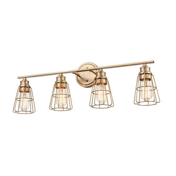 Millennium Lighting 4-light Gold Traditional Vanity Light