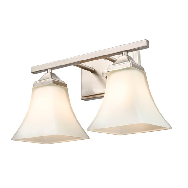 Millennium Lighting 2-light Nickel Traditional Vanity Light