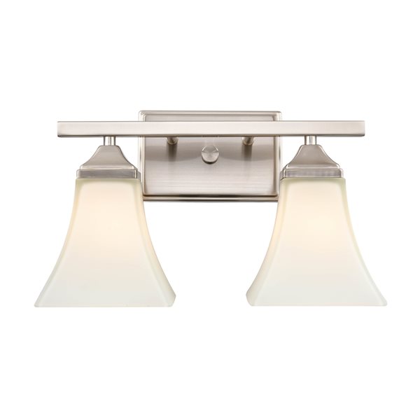 Millennium Lighting 2-light Nickel Traditional Vanity Light