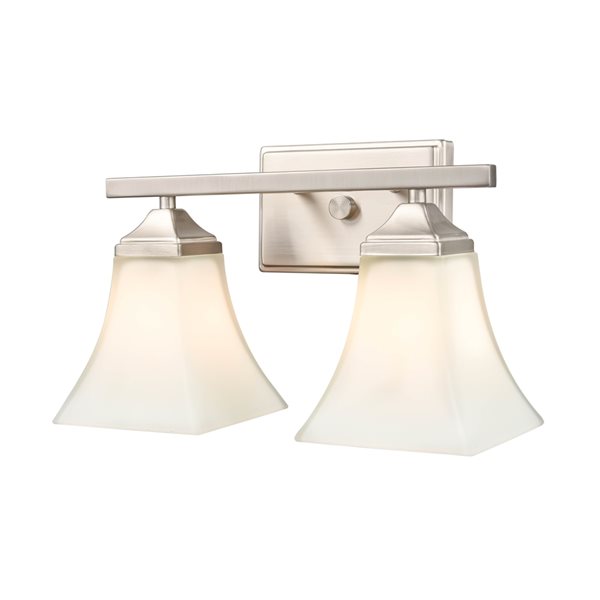 Millennium Lighting 2-light Nickel Traditional Vanity Light