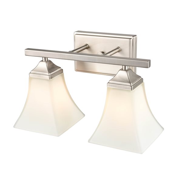 Millennium Lighting 2-light Nickel Traditional Vanity Light