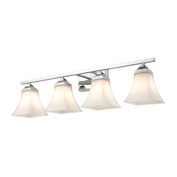 Millennium Lighting 4-light Traditional Vanity Light in Chrome