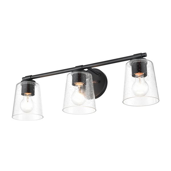 Millennium Lighting Black 3-light Traditional Vanity Light