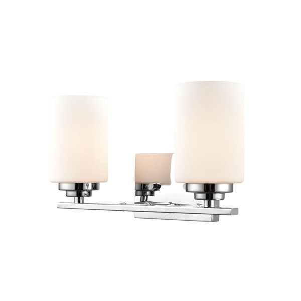 Millennium Lighting Chrome 2-light Traditional Vanity Light