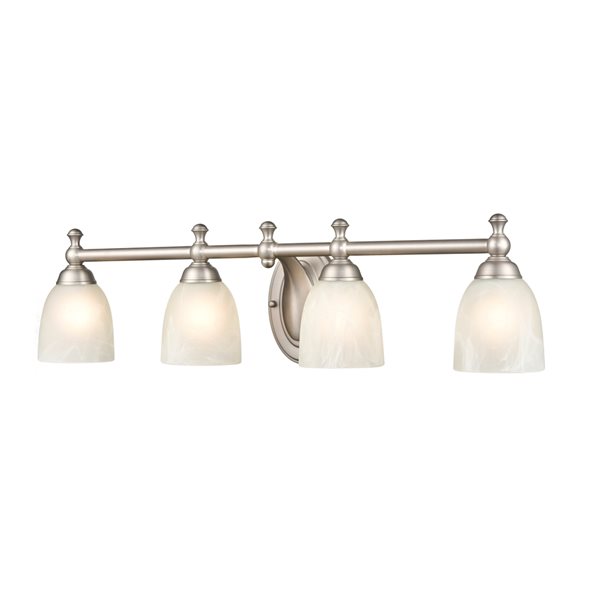 Millennium Lighting 4-light Nickel Contemporary Vanity Light