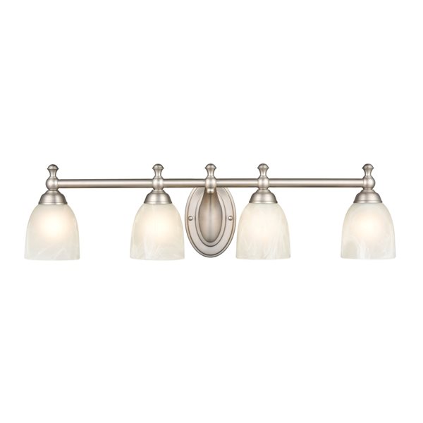 Millennium Lighting 4-light Nickel Contemporary Vanity Light