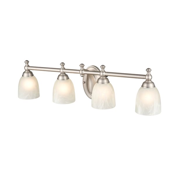 Millennium Lighting 4-light Nickel Contemporary Vanity Light