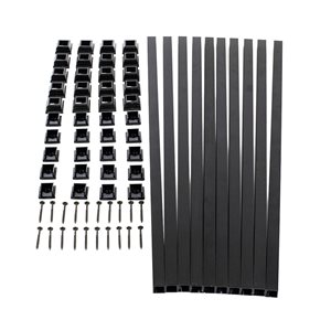 Titan Building Products   Snap'n Lock 31-in Black Aluminum Square Baluster Kit - 10-Pack