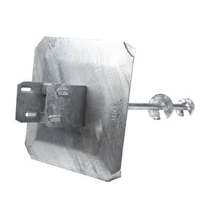 Titan Building Products   24-in Silver Zinc 6x6 Deck Foot Anchor