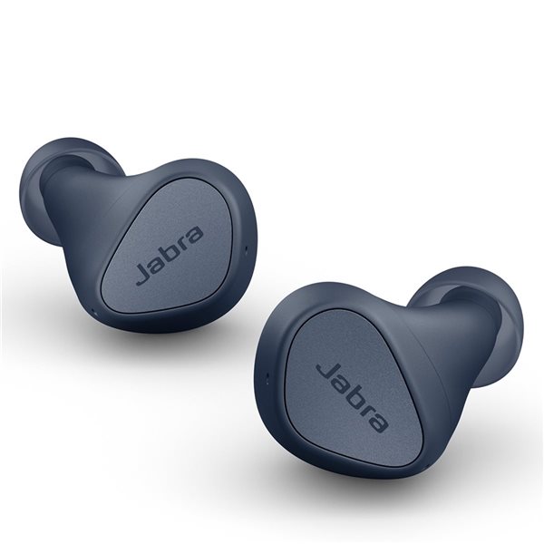 Écouteurs-boutons sans fil Elite 3 par Jabra à suppression du bruit, bleu marine