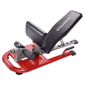 Stamina X Black/Red Adjustable 4-in-1 Strength Training Station