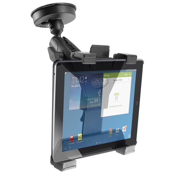 iBOLT BizMount Black Adjustable Car Holder for 7-in to 10-in Tablets
