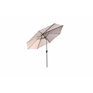 Velago Denia 10-ft Beige Polyester Octagonal Market Patio Umbrella