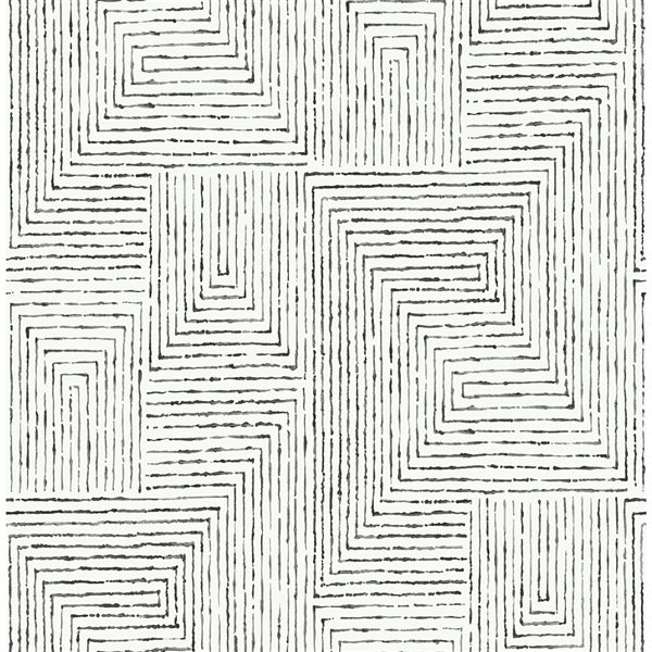 Papier peint contemporain - WHITE STITCH - Skinwall - en tissu / en vinyle  / à motif animalier