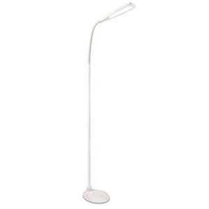 OttLite 49-in Natural Daylight LED White Flexible Standard Floor Lamp