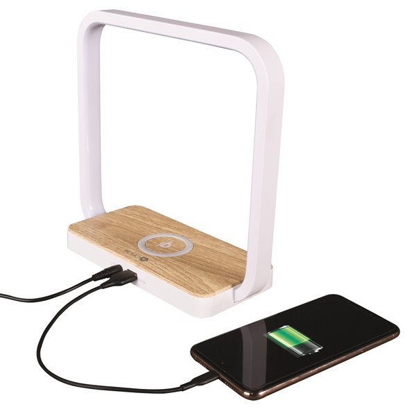 OttLite USB-A Wireless Charging Station and Nightlight