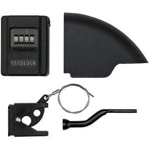 YARDLOCK 6-in Black Gate Lock