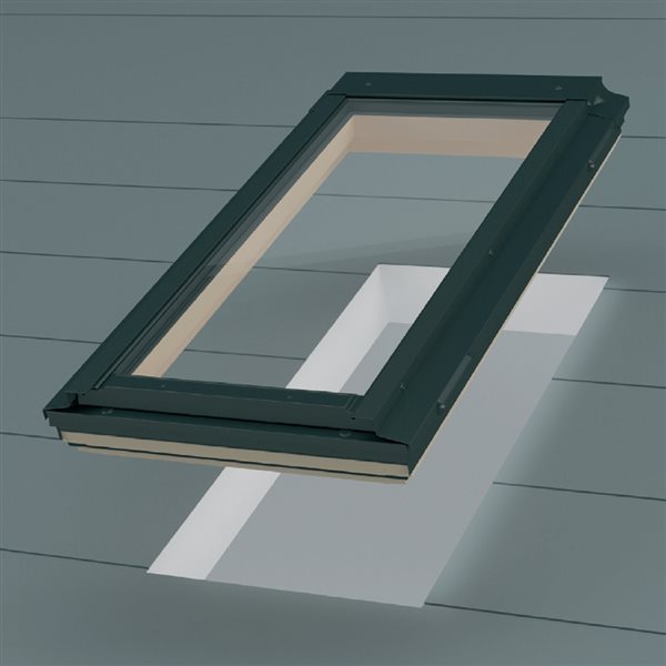 FAKRO 22-1/4 x 37-3/8 Deck Mount Laminated Glass Roof Egress Window - Right