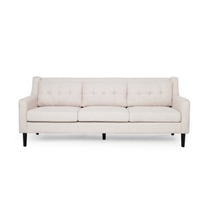 Best Selling Home Décor Reynard Modern Beige Polyester Sofa