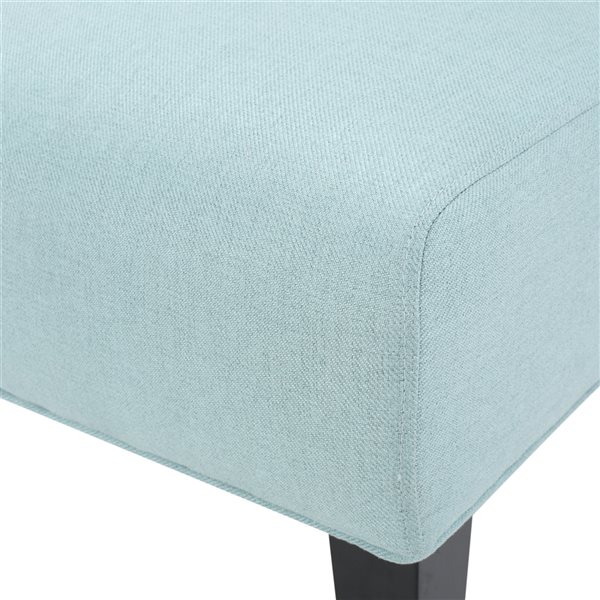 Best Selling Home Decor Kassi Modern Light Blue Polyester Slipper Chair