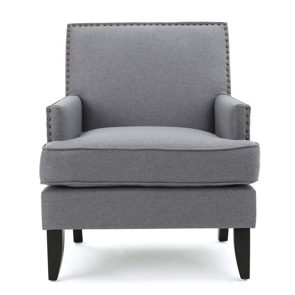 Best Selling Home Decor Tilla Modern Grey Polyester Club Chair