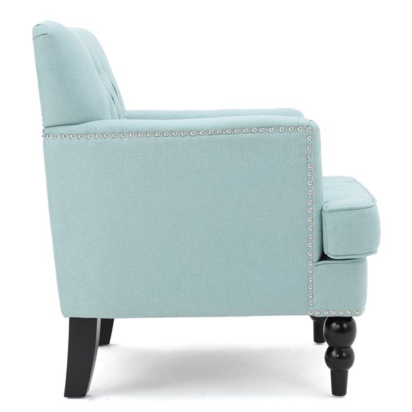 Light blue club online chair