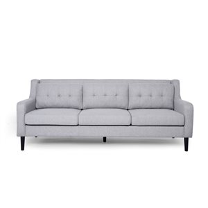 Best Selling Home Décor Reynard Modern Light Grey Polyester Sofa
