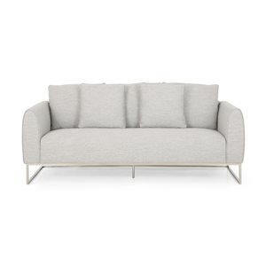 Best Selling Home Décor Canisbay Modern Light Grey Polyester Sofa