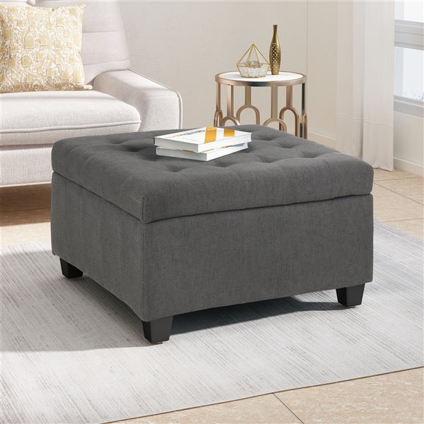 Isabella store storage ottoman