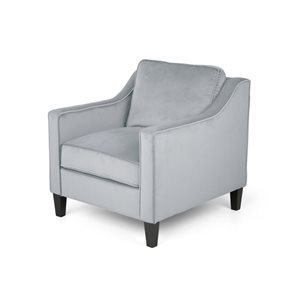 Best Selling Home Decor Milo Modern Grey Velvet Club Chair