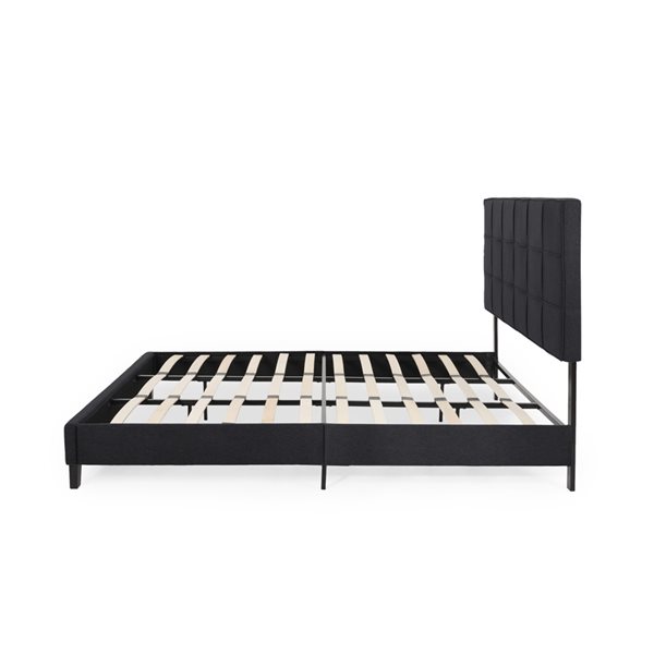 Best Selling Home Decor Eveleth Black King Platform Bed