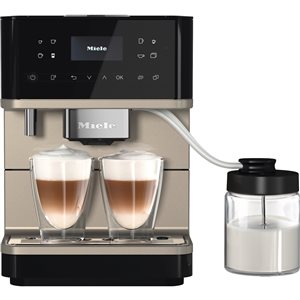 Miele CM 6360 Milk Perfection Black Plastic Programmable Espresso Machine with WiFiConn@ct Functionality
