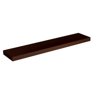 Southern Enterprises Brown 48-in x 2-in x 10-in Particle Board Shelf
