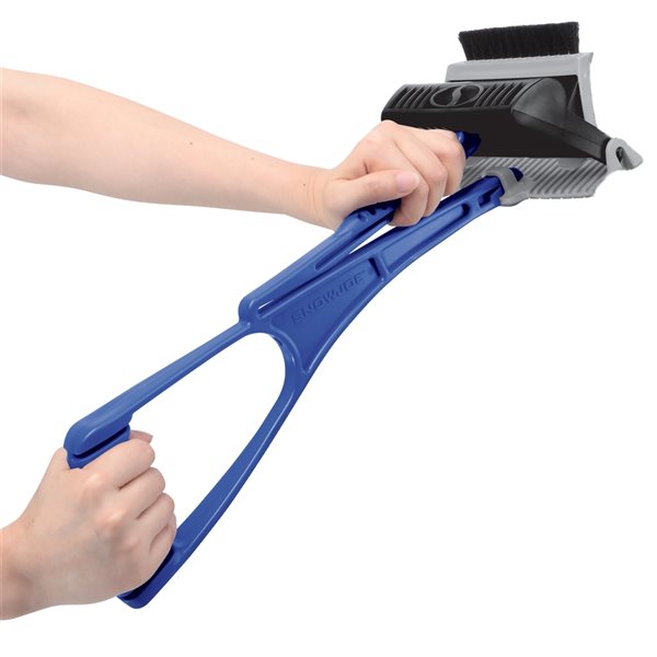 Snow Joe IceDozer PRO 5-in Blue Plastic Scraper with Non-Slip Handles