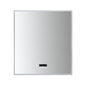 Ancerre Designs Immersion 36-in LED Lighted Fog Free Rectangular Frameless Bathroom Mirror