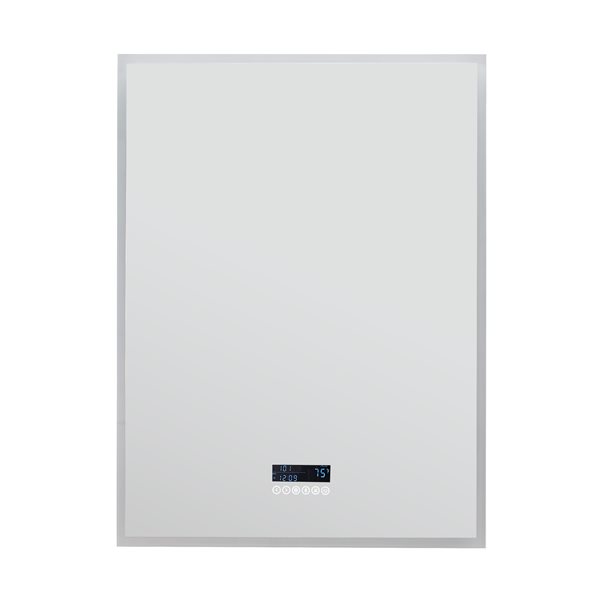 Ancerre Designs Immersion 30-in LED Lighted Fog Free Rectangular Frameless Bathroom Mirror