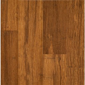 Hydri-Wood Prefinished Bamboo Whiskey Distressed Engineered Hardwood Flooring Sample