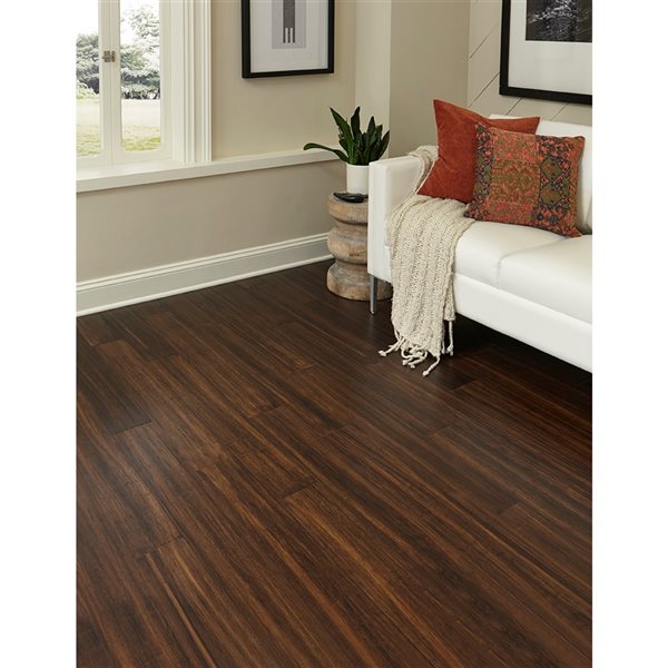 Hydri-Wood 5-1/8-in x 1/4-in Prefinished Bamboo Lexington Distressed Engineered Hardwood Flooring (11.59-sq. Ft.)