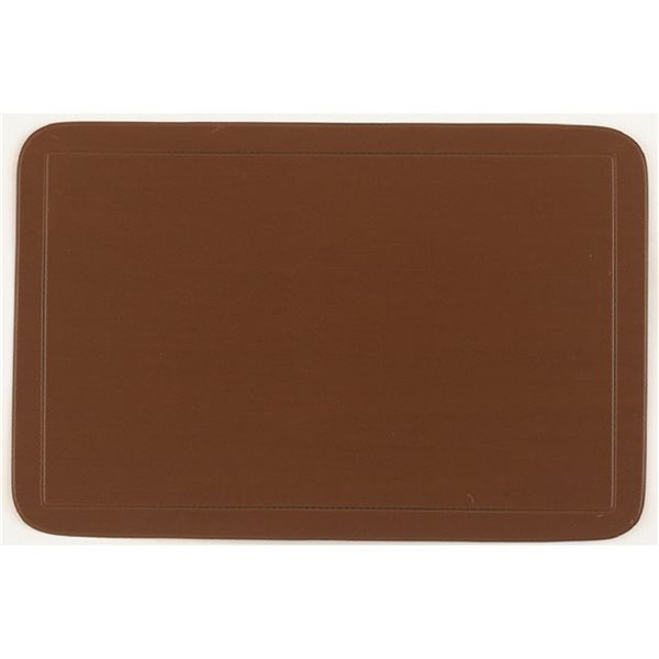 iH casadécor Chocolate 17-in x 11.25-in Plastic Placemats - Set of 12
