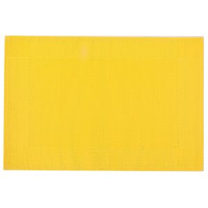 IH Casa Decor Yellow 18-in x 12-in Plastic Placemats - Set of 12