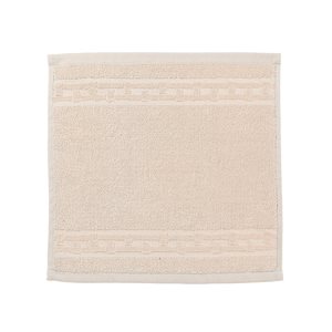 IH Casa Decor Basketweave Taupe Cotton Washcloths - Set of 6