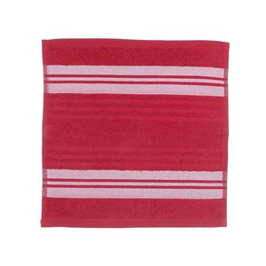 IH Casa Decor Deluxe Red Cotton Washcloths - Set of 6