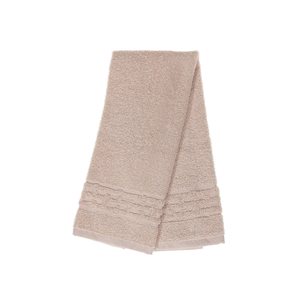 IH Casa Decor Basketweave Taupe Cotton Hand Towels - Set of 6
