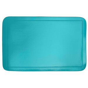 IH Casa Decor Teal 17-in x 11.25-in Plastic Placemats - Set of 12