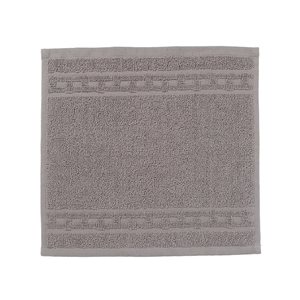 IH Casa Decor Basketweave Light Grey Cotton Washcloths - Set of 6