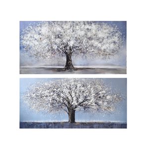 IH Casa Decor 55-in x 27.5-in Canvas Wall Panel - Set of 2