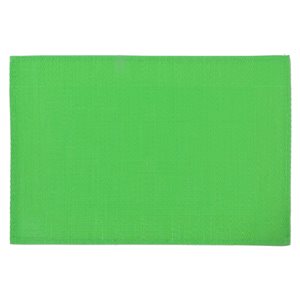 IH Casa Decor Lime Green 18-in x 12-in Plastic Placemats - Set of 12