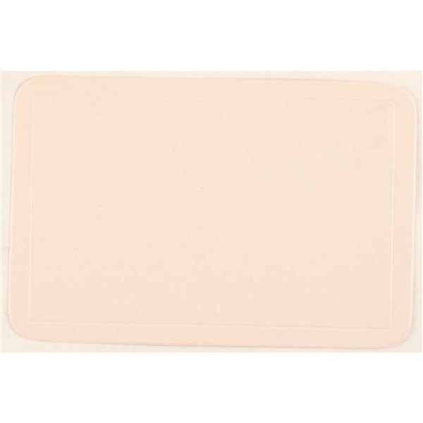 Napperons en plastique d’iH casadécor de 17 po x 11,25 po, beige, lot de 12