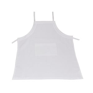 IH Casa Decor White 34-in x 28-in Fabric Apron with pocket - Set of 1