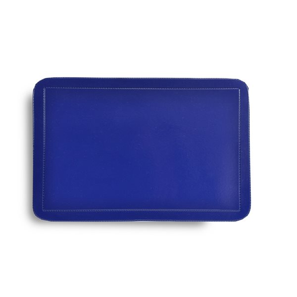 iH casadécor Navy Blue 17-in x 11.25-in Plastic Placemats - Set of 12